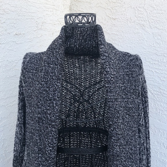 Armani Exchange Long Open Front Cardigan Size S - Picture 2 of 8